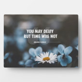 Plaque Photo Le temps ne sera pas (Devant)