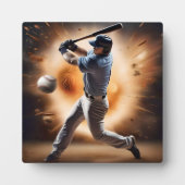 Plaque Photo Le terrain de baseball Thunder, (Devant)