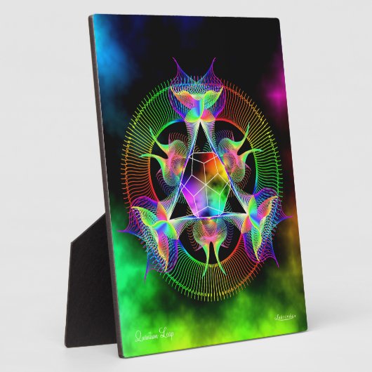 Plaque Photo Leap quantique (Côté)