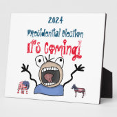 Plaque Photo L'élection présidentielle de 2024, c'est à venir ! (Côté)