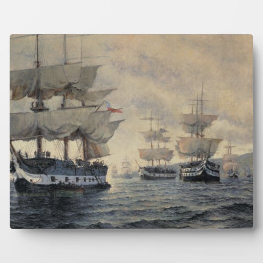 Plaque Photo L'embarquement de l'expédition libératrice de Pe (Devant)