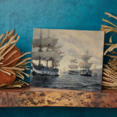 Plaque Photo L'embarquement de l'expédition libératrice de Pe (Côté)