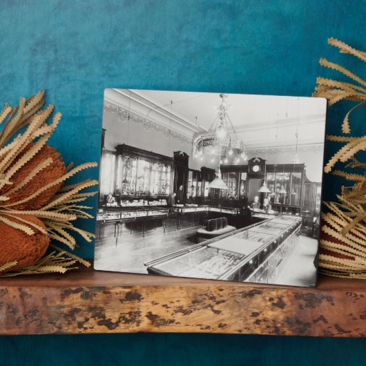 Plaque Photo L'Emporium Faberge (photo b/w) (Côté)