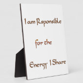 Plaque Photo L'énergie à l'intérieur : l'énergie compte (Côté)