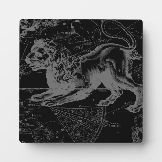 Plaque Photo Leo Constellation Hevelius 1690 Juillet23 - Août 2 (Devant)