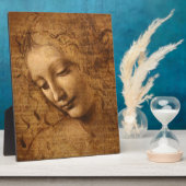 Plaque Photo Leonardo Da Vinci Chef D'Une Femme (Côté)
