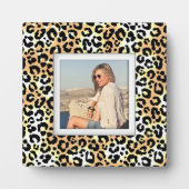 Plaque Photo Leopard Motif sans cadre Photo Easel Retour (Devant)