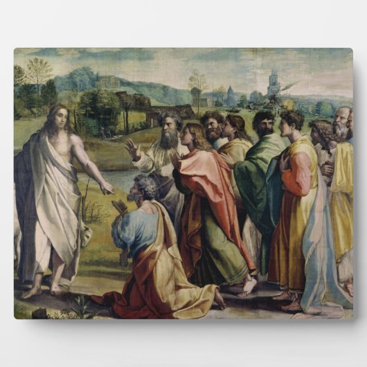 Plaque Photo L'Épreuve du Christ à St Peter (Devant)