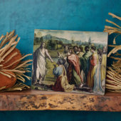 Plaque Photo L'Épreuve du Christ à St Peter (Côté)