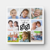 Plaque Photo Les 8 photos modernes de Collage de noms m'appelle (Devant)