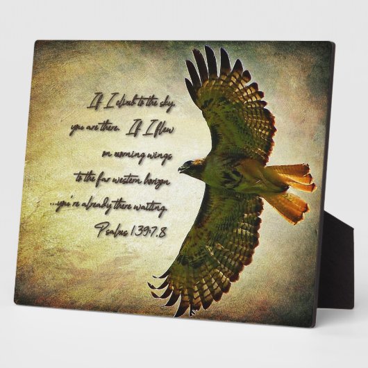 Plaque Photo Les ailes de l'inspiration matinale (Côté)