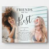 Plaque Photo Les amis modernes sont les meilleurs gardiens de p (Devant)