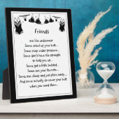 Plaque Photo Les amis sont comme des sous-vêtements Un peu rama (Côté)