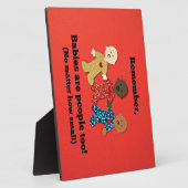 Plaque Photo Les bébés sont aussi des gens ! (Côté)