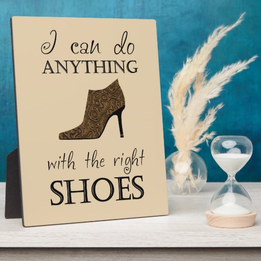 Plaque Photo Les bonnes chaussures (Côté)