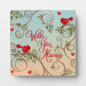 Plaque Photo Les Cardinaux Avec Vous Se Souviennent Toujours (Devant)