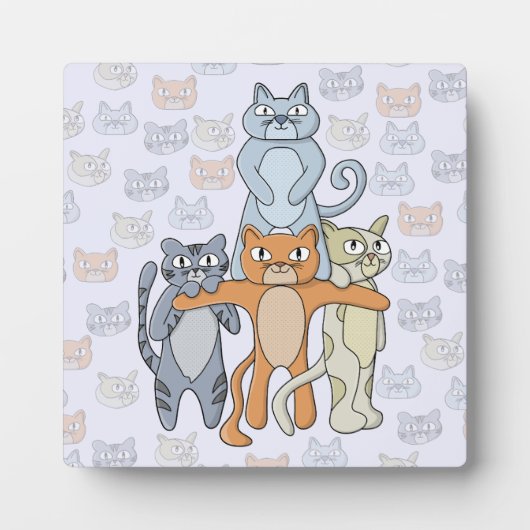 Plaque Photo Les Chats Magnifiques (Devant)