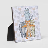 Plaque Photo Les Chats Magnifiques (Recto)