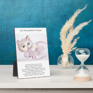 Plaque Photo Les chats sont un merveilleux poème d'amis