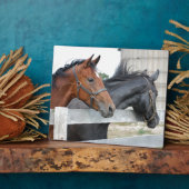 Plaque Photo Les Chevaux d'Amour (Côté)