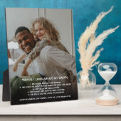 Plaque Photo 'Les choses que j'aime chez mon papa' Photo (Côté)