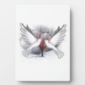 Plaque Photo Les colombes amoureuses (Devant)