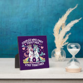 Plaque Photo Les Couples Qui S'Amusent Restent Ensemble - Drôle (Insitu)