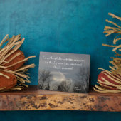 PLAQUE PHOTO LES ÉTRANGERS PEUVENT ÊTRE DES ANGES (Côté)