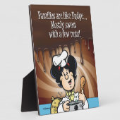 Plaque Photo Les Familles Sont Comme Fudge (Côté)