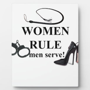 PLAQUE PHOTO LES FEMMES AU POUVOIR SERVENT