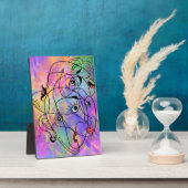 Plaque Photo Les gens Abstraits font face aux humeurs - dessin (Côté)