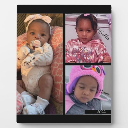 PLAQUE PHOTO LES GRANDBABIES (Devant)