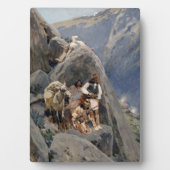 Plaque Photo Les guerriers d'Apache : une embuscade sur la cava (Devant)