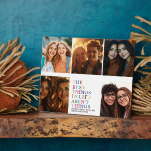 Plaque Photo Les Meilleures Choses de la Vie Sont des Amis Comm