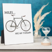 Plaque Photo Les MIles sont ma thérapie (Côté)