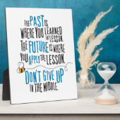 Plaque Photo Les mots d'encouragement citent (Côté)