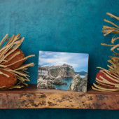 Plaque Photo Les murs de Dubrovnik vue mer (Côté)