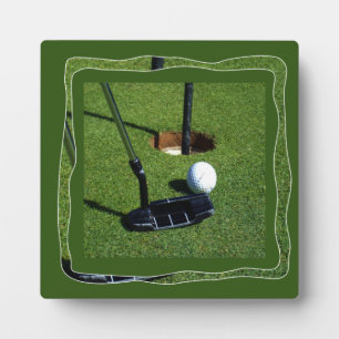 Plaque Photo Les Parcours De Golf Font La Part,
