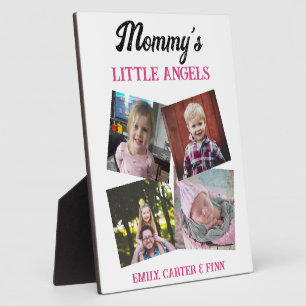 Plaque Photo Les petits anges de maman   Cadeau photo