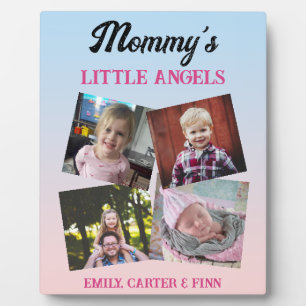 Plaque Photo Les petits anges de maman   Cadeau photo