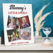 Plaque Photo Les petits anges de maman | Cadeau photo (Côté)