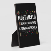 Plaque Photo Les Plus Susceptibles De Regarder Tous Les Films D (Côté)