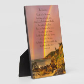 Plaque Photo Les ponts du ciel, le poème arc-en-ciel (Côté)