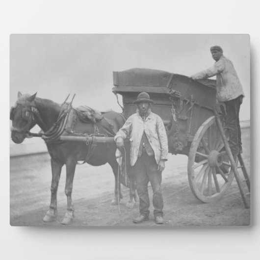 Plaque Photo Les poubelles, de 'Street Life in London', 1877-18 (Devant)