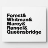 Plaque Photo Les projets (Devant)