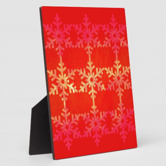 Plaque Photo Les snowflake de Christmas (Côté)