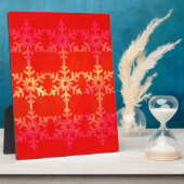 Plaque Photo Les snowflake de Christmas (Côté)