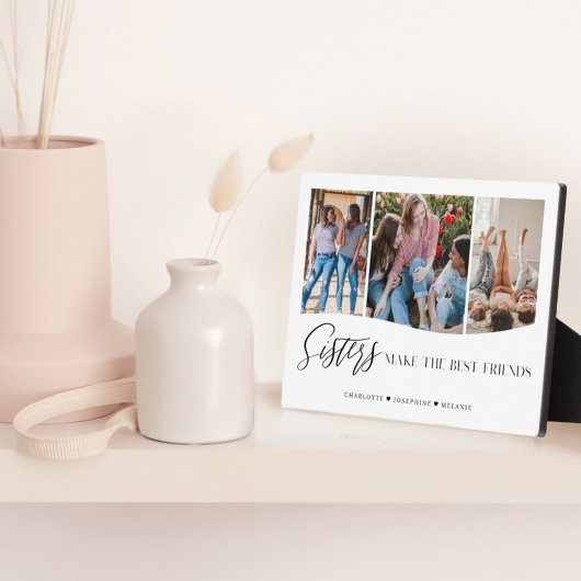 Plaque Photo Les Soeurs Font Les Meilleurs Amis 3 Photo Keepsak