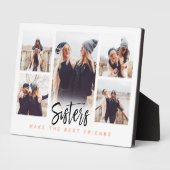 Plaque Photo Les soeurs font les meilleurs amis Photo Collage B (Côté)