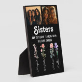 Plaque Photo Les Soeurs Sont Des Fleurs Différentes Photo Et No (Côté)